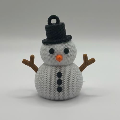 Knitted Snowman